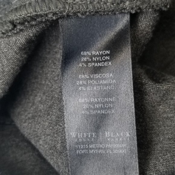 White House Black Market Slim Ankle Gray Pants 6R - Picture 11 of 16
